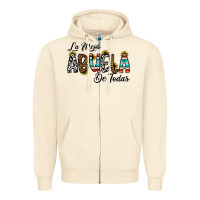 Sandshell la mejor abuela de todas Zipper Hoodie - CowhideDigitalArt