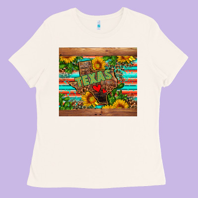 Texas Ladies Tee Designed By Adodesignshop