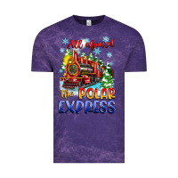 Cloud Purple all aboard the polar express Vintage Tee - Zillion Design Studio