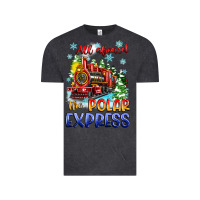 Vintage Black all aboard the polar express Vintage Tee - Zillion Design Studio
