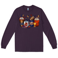 Plum american football coffee cups Long Sleeve Tee - Zillion Design Studio