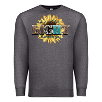 Charcoal Heather be the light matthew Premium Sweatshirt - NancyCooperArtShop