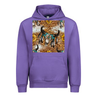 Tulip Western Bull Skull And Sunflowers With Leopard Seamless Pattern Urban Hoodie - BundleAndBundleShop