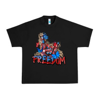 Black freedom rock hand Urban Heavy Tee - Zillion Design Studio