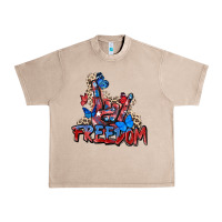 French Oak freedom rock hand Urban Heavy Tee - Zillion Design Studio