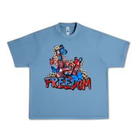 Pebble Blue freedom rock hand Urban Heavy Tee - Zillion Design Studio