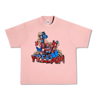 Salmon freedom rock hand Urban Heavy Tee - Zillion Design Studio