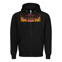 Black caffeine queen 16oz libbey cup Zipper Hoodie - HRA Design Shop