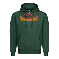 Sports Green caffeine queen 16oz libbey cup Zipper Hoodie - HRA Design Shop