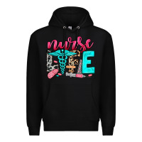 Black nurse life Premium Hoodie - NancyCooperArtShop