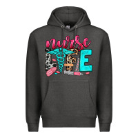 Charcoal Heather nurse life Premium Hoodie - NancyCooperArtShop
