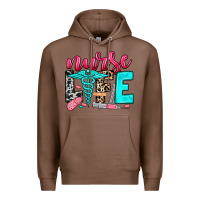 Chestnut nurse life Premium Hoodie - NancyCooperArtShop
