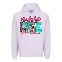 Lilac nurse life Premium Hoodie - NancyCooperArtShop