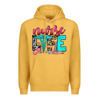 Mustard nurse life Premium Hoodie - NancyCooperArtShop