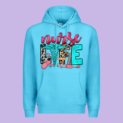 Nurse Life Premium Hoodie Designed By Nancycooperartshop