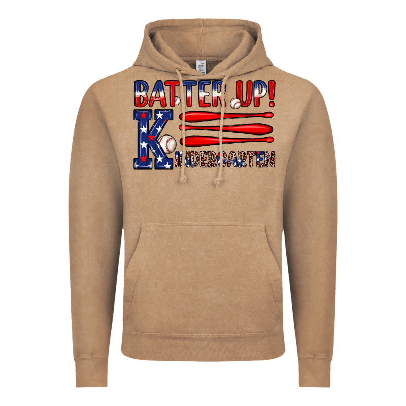 Patriotic Baseball Kindergarten Theme Vintage Hoodie by JahusDesignShop | Teevron