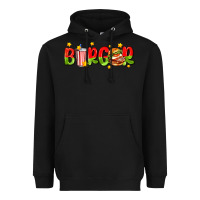 Black burger with coke and stars Heavyweight Hoodie - AdoDesignShop