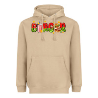 Mushroom burger with coke and stars Heavyweight Hoodie - AdoDesignShop