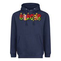 Navy burger with coke and stars Heavyweight Hoodie - AdoDesignShop
