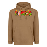 Burger With Coke And Stars Heavyweight Hoodie | Teevron
