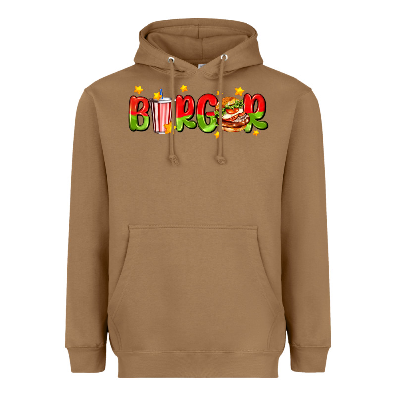 Burger With Coke And Stars Heavyweight Hoodie by AdoDesignShop | Teevron
