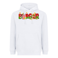 White burger with coke and stars Heavyweight Hoodie - AdoDesignShop