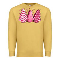 Antique Gold pink Christmas cakes Premium Sweatshirt - Jasminsmagicworld
