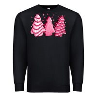 Black pink Christmas cakes Premium Sweatshirt - Jasminsmagicworld