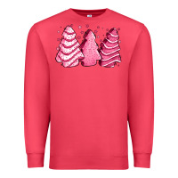 Cardinal pink Christmas cakes Premium Sweatshirt - Jasminsmagicworld