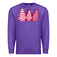 Purple pink Christmas cakes Premium Sweatshirt - Jasminsmagicworld
