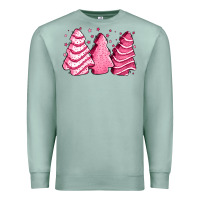 Seafoam pink Christmas cakes Premium Sweatshirt - Jasminsmagicworld