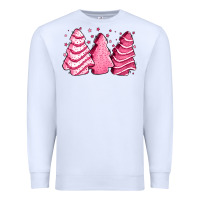 White pink Christmas cakes Premium Sweatshirt - Jasminsmagicworld