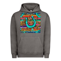 Pigment Tornado Western Horseshoe And Arrow With Leopard And Serape Seamless Pattern Urban Hoodie - BundleAndBundleShop