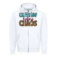 Caffeine Before Chaos Zipper Hoodie | Teevron