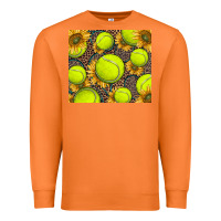 Carrot tennis ball with sunflower and racket Premium Sweatshirt - BarkalooDesign