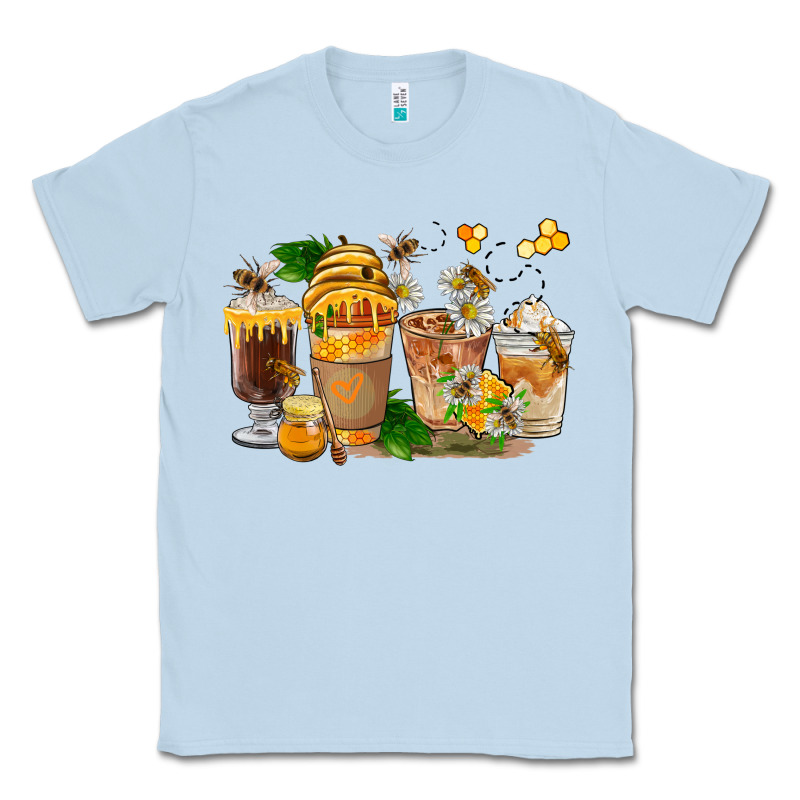 Honey Bee Coffee Cups Classic Tee by FaDigitalArtStudio | Teevron
