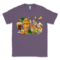 Lavender Honey Bee Coffee Cups Classic Tee - FaDigitalArtStudio