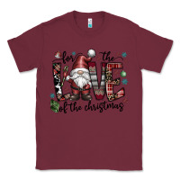 Burgundy for the love of the christmas Classic Tee - CowhideDigitalArt
