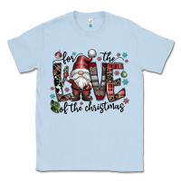 Dusty Blue for the love of the christmas Classic Tee - CowhideDigitalArt