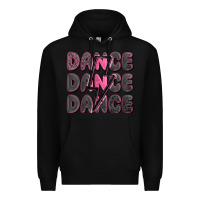 Black dance dance dance with lightning bolt Premium Hoodie - MaliasSmallBusiness