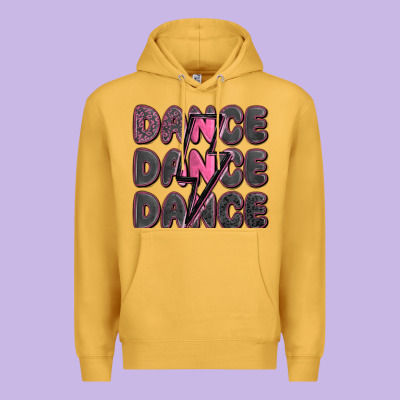 Dance Dance Dance With Lightning Bolt Premium Hoodie Designed By Maliassmallbusiness