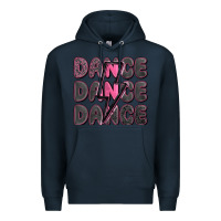 Navy dance dance dance with lightning bolt Premium Hoodie - MaliasSmallBusiness