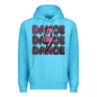 Ocean Blue dance dance dance with lightning bolt Premium Hoodie - MaliasSmallBusiness