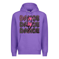 Purple dance dance dance with lightning bolt Premium Hoodie - MaliasSmallBusiness