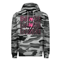 Slate Camo dance dance dance with lightning bolt Premium Hoodie - MaliasSmallBusiness