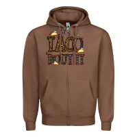 Chestnut let's taco bout it Zipper Hoodie - CowhideDigitalArt
