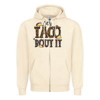 Sandshell let's taco bout it Zipper Hoodie - CowhideDigitalArt