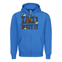 True Royal let's taco bout it Zipper Hoodie - CowhideDigitalArt