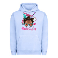 Pigment Grape Ice Afro Bantu Knots Hairstyles Messy Bun With Clasp Bbs Urban Hoodie - BundleAndBundleShop