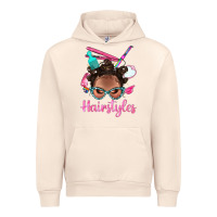 Sandshell Afro Bantu Knots Hairstyles Messy Bun With Clasp Bbs Urban Hoodie - BundleAndBundleShop